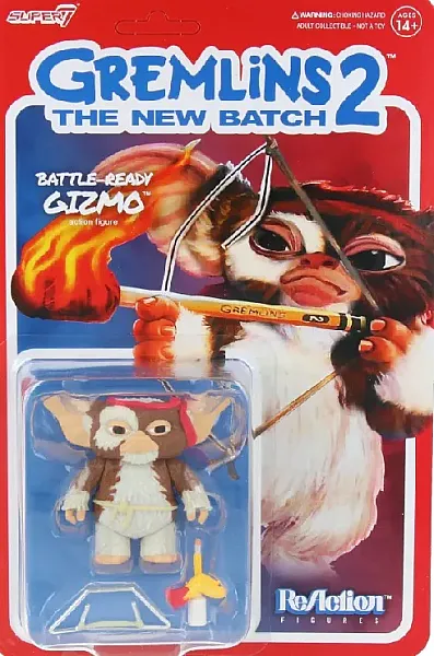 GREMLINS 2: THE NEW BATCH SUPER7 REACTION FIGURE GIZMO (BATTLE-READY) 10 CM